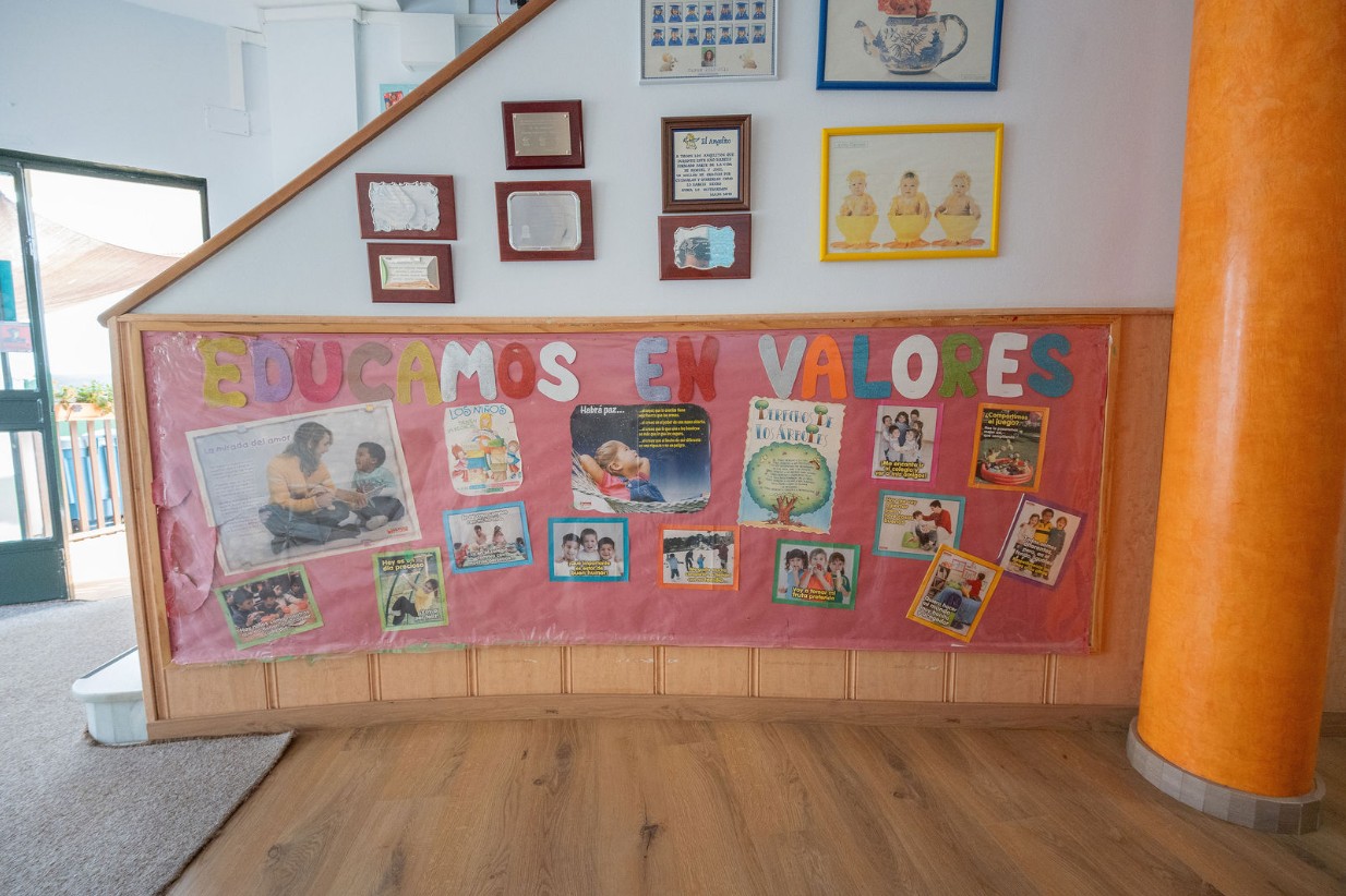Instalaciones de la escuela infantil El Angelito en Gines